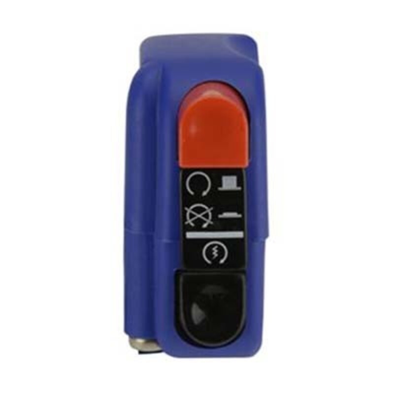 Botón on/off con arranque 9A Domino azul 0417AB.9A