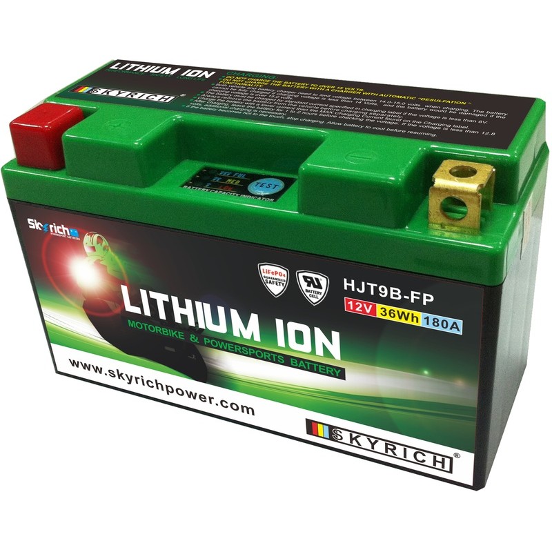 Batería de litio Skyrich LIT9B (Con indicador de carga)