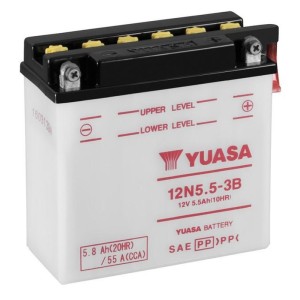 Batería YUASA 12N5.5-3B Combipack (con electrolito)