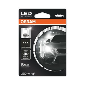 Lámpara OSRAM LED Retofit 12V cool Festoon 6000K