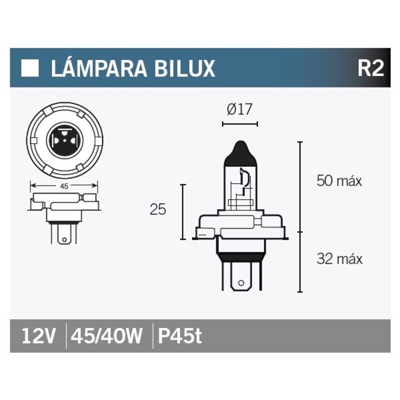 Lámpara OSRAM 64183 R2