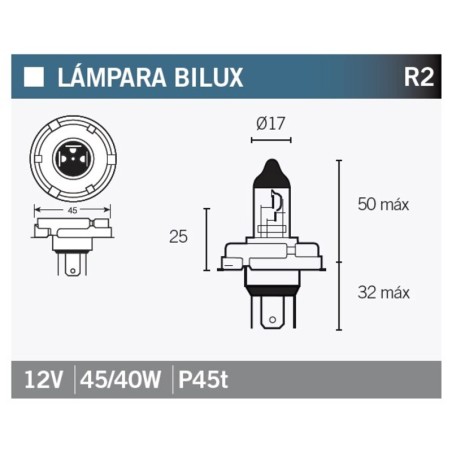 Lámpara OSRAM 64183 R2