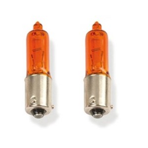 Lámpara V PARTS Bayoneta 9 mm 12V 21W Naranja(H) - 10 uds
