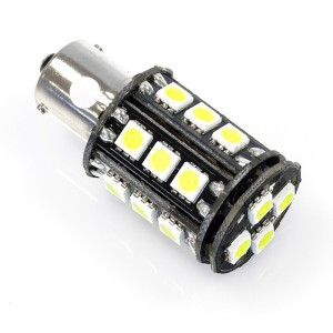 Lámpara V PARTS LED BA15s 22 leds 12V Blanca
