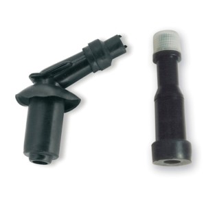 Pipa de bujia Bakelita Inclinada V PARTS