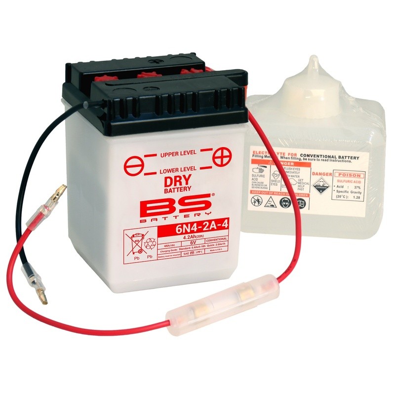 Batería BS BATTERY BS 6N4-2A-4 (6V)