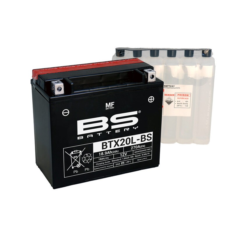 Batería BS BATTERY BTX20L-BS