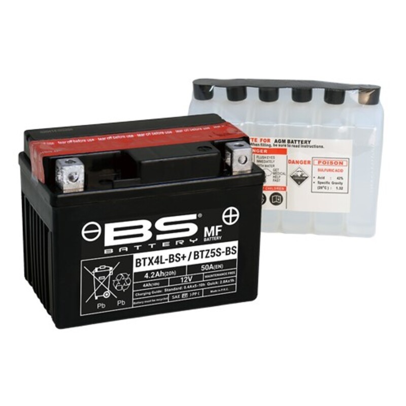 Batería BS BATTERY BTX4L+ / BTZ5S