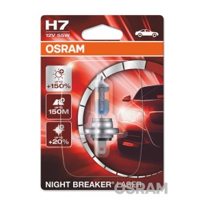 Lámpara OSRAM Night Breaker Laser H7 Light 12V 55W - 1 ud