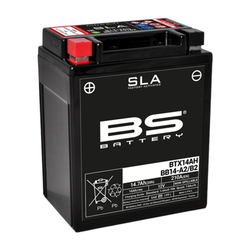 Batería BS BATTERY SLA BTX14AH/BB14-A2/B2 (FA)