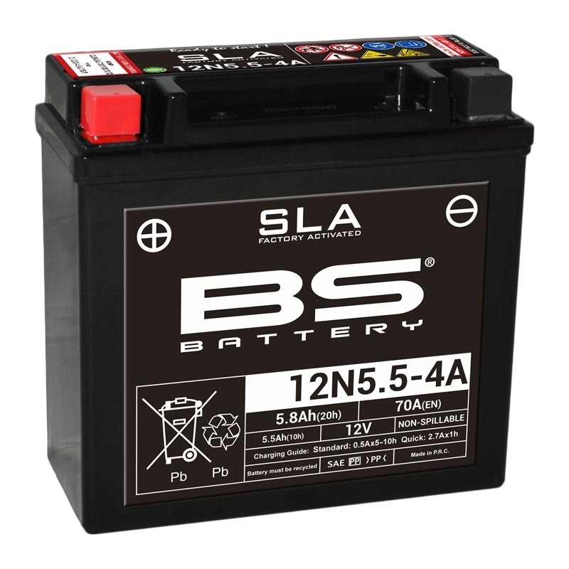 Batería BS BATTERY SLA 12N5.5-4A / 4B (FA)