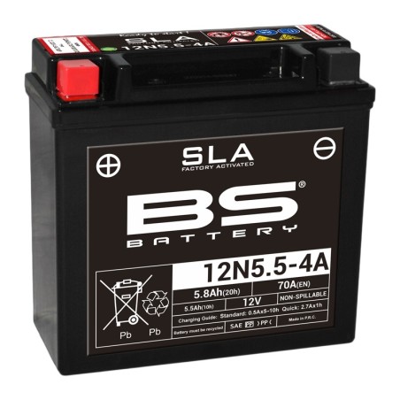 Batería BS BATTERY SLA 12N5.5-4A / 4B (FA)