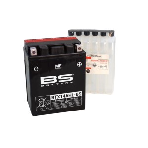 Batería BS BATTERY sin mantenimiento con pack de ácido BTX14AHL-BS
