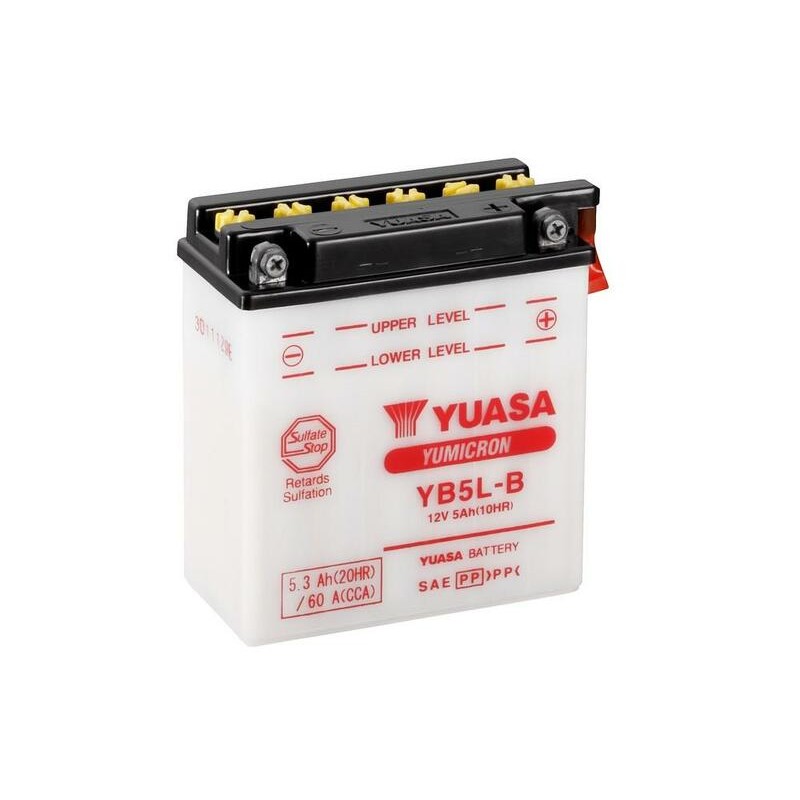 Batería YUASA YB5L-B Combipack (con electrolito)