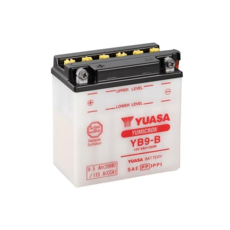 Batería YUASA YB9-B Combipack (con electrolito)