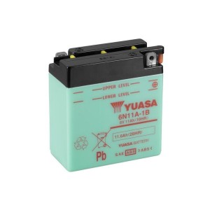 Batería YUASA 6N11A-1B Dry charged (sin electrolito)