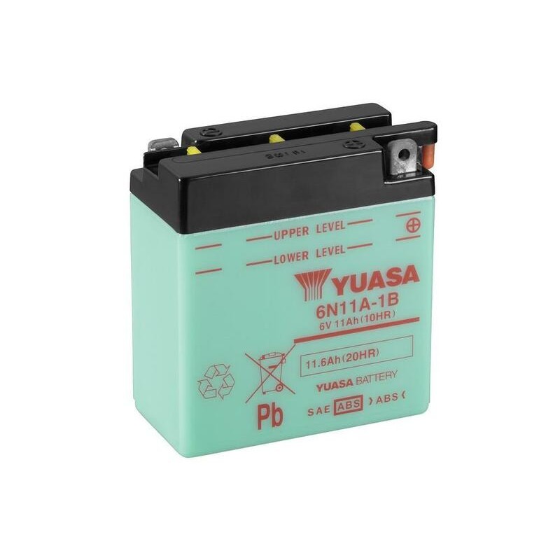 Batería YUASA 6N11A-1B Dry charged (sin electrolito)