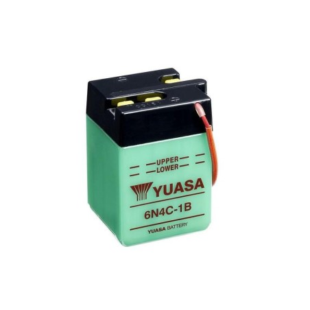 Batería YUASA 6N4C-1B Dry charged (sin electrolito)