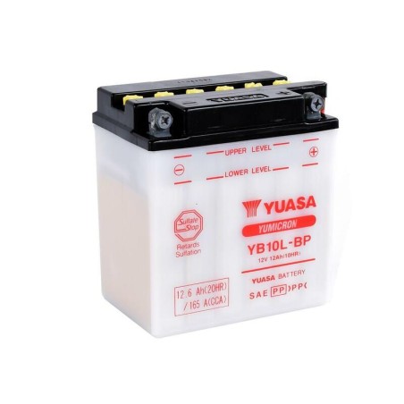 Batería YUASA YB10L-BP Dry charged (sin electrolito)