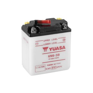 Batería YUASA 6N6-3B Dry charged (sin electrolito)
