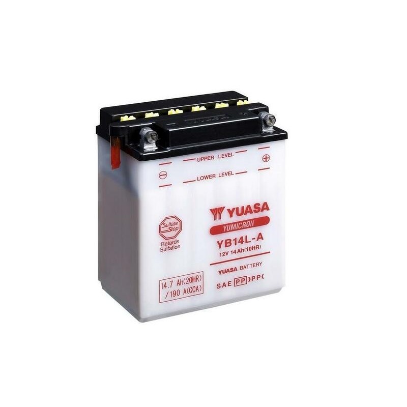 Batería YUASA YB14L-A Dry charged (sin electrolito)