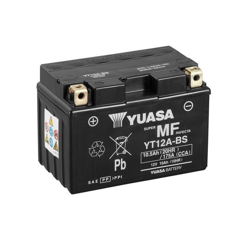 Batería YUASA YT12A-BS Combipack (con electrolito)