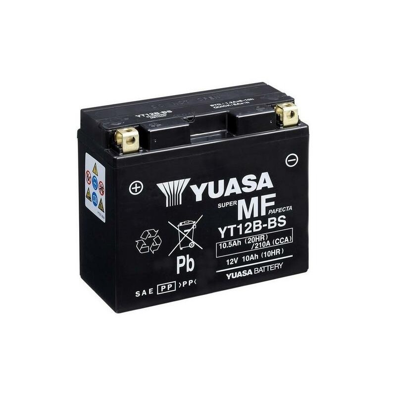 Batería YUASA YT12B-BS Combipack (con electrolito)