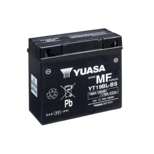 Batería YUASA YT19BL-BS Combipack (con electrolito)
