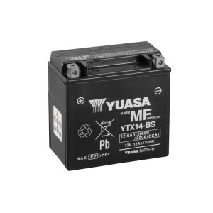 Batería YUASA YTX14-BS Combipack (con electrolito)