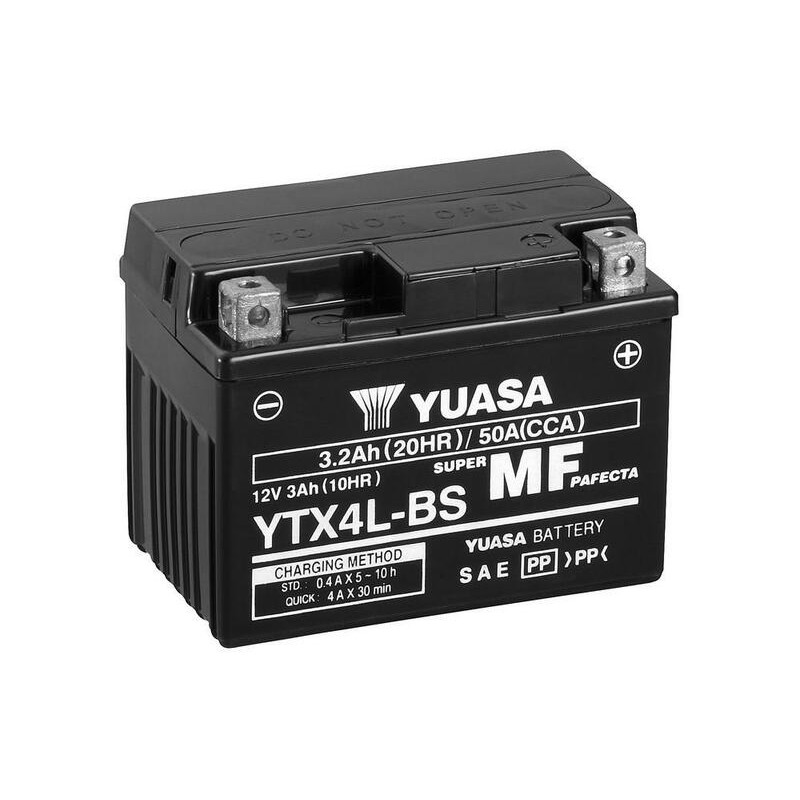 Batería YUASA YTX4L-BS Combipack (con electrolito)