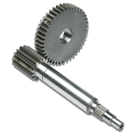 Desarrollo engranaje primario Malossi HTQ Z 14/42 - Forzado Ø17mm