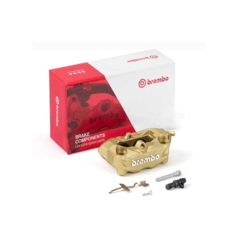 Pinza de freno BREMBO M4 delantero izquierdo oro Ø32mm