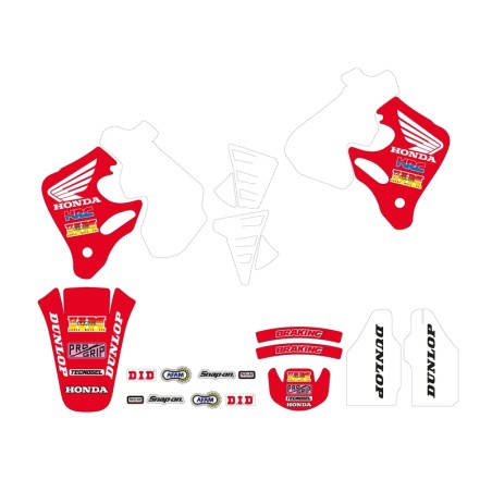 Kit adhesivos TECNOSEL Team Honda 1992