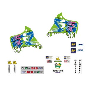 Kit adhesivos TECNOSEL Team Kawasaki 1993