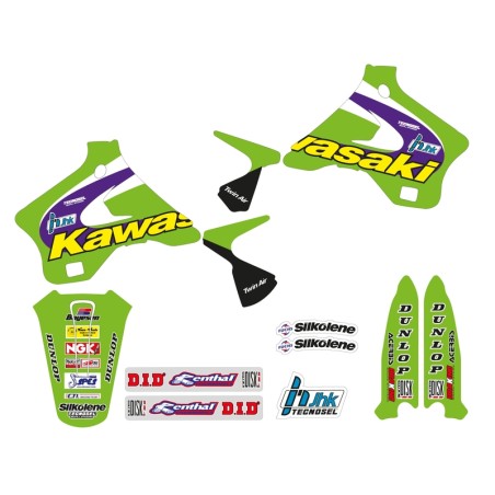 Kit adhesivos TECNOSEL Team Kawasaki 1998
