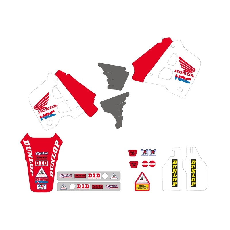 Kit adhesivos completo TECNOSEL Team Honda USA 1991