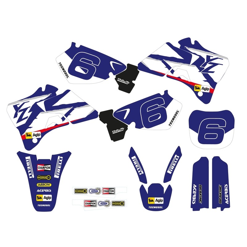 Kit adhesivos completo TECNOSEL Team Yamaha 1998