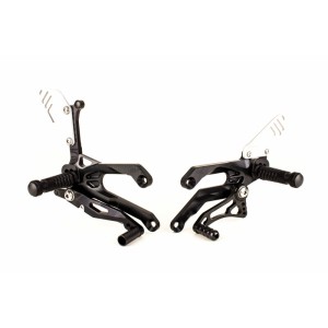 Estriberas retrasadas GILLES FXR, negro