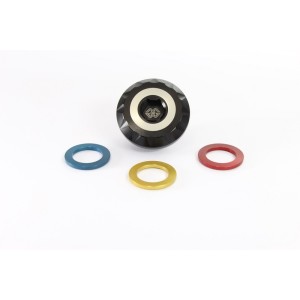 Tapón de llenado de aceite GILLES, M25x1,5, negro