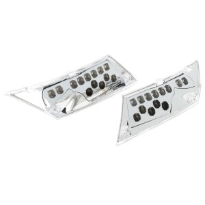 Intermitente trasero V PARTS tipo origen LED cromado Piaggio Zip 50