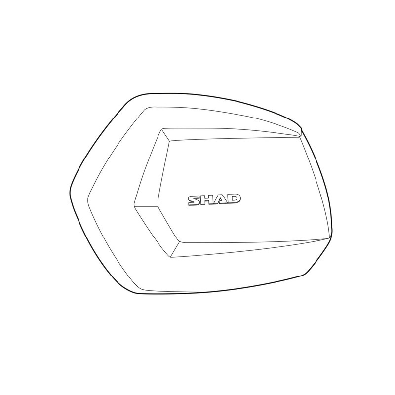 Tapa izquierda aluminio SHAD SH35