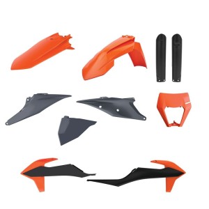 Kit de plásticos Polisport, KTM color OEM