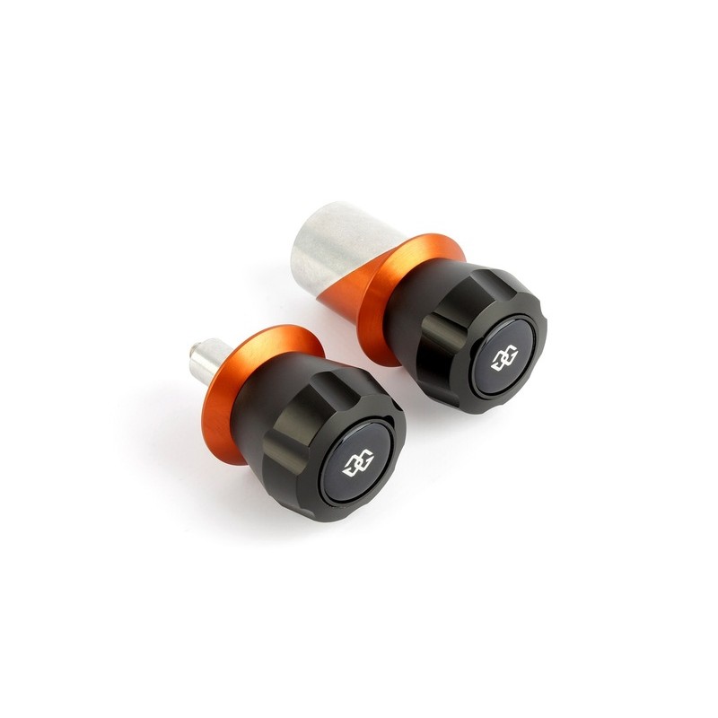 Protectores del eje delantero GILLES, negro / naranja