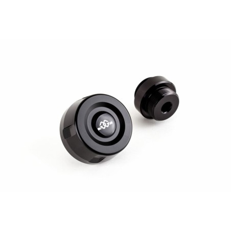 Protector de la tapa del motor GILLES (lado derecho), negro