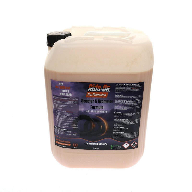Líquido sellante antipinchazos y equilibrador RIDE-ON scooter 20L