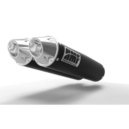 HMF Dual Performance Series Silencer - Black/ Euro Polaris RZR