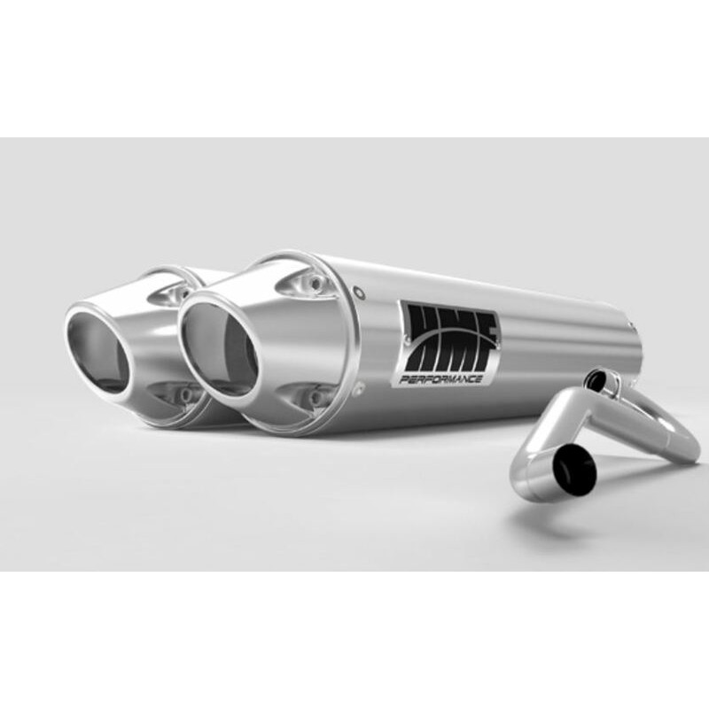 HMF Dual Performance Series Full Exhaust System - Brushed Stainless...