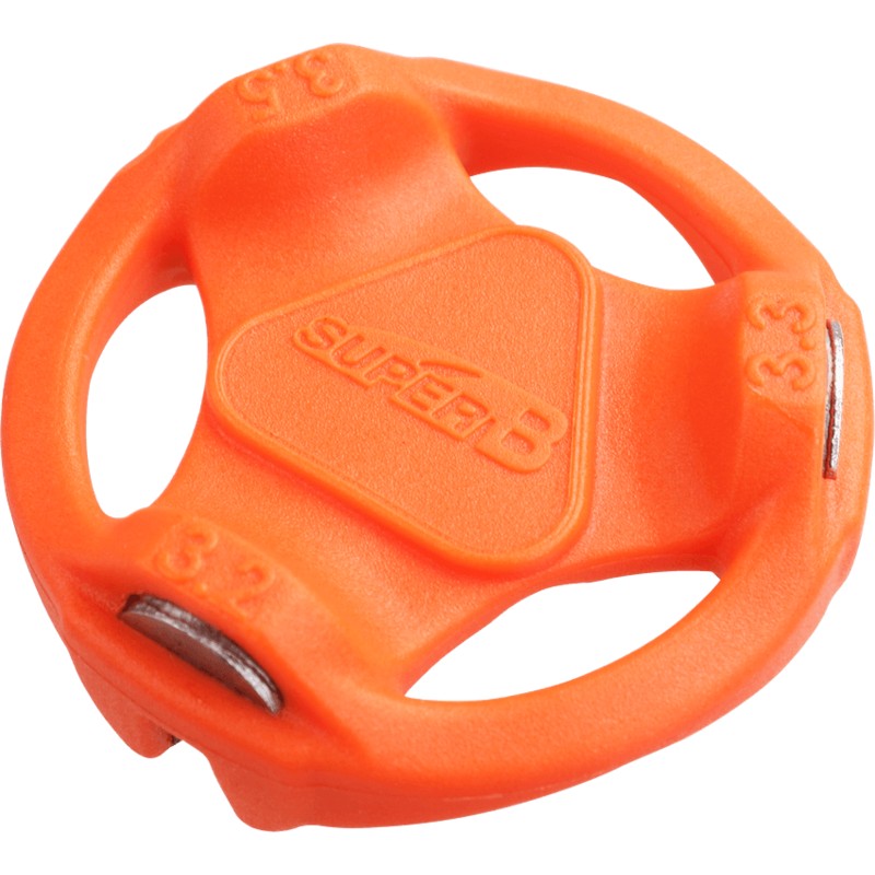 Llave de radios 3 en 1 Super B (3,2 / 3,3 / 3,5 mm)