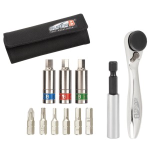 Mini llave de par con carraca Super B - 4/5/6 Nm