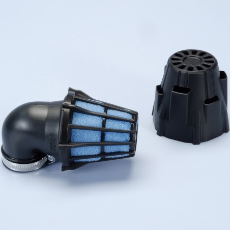 Filtro de potencia (air box) Polini, de plástico, curva 90', Ø32 (2...